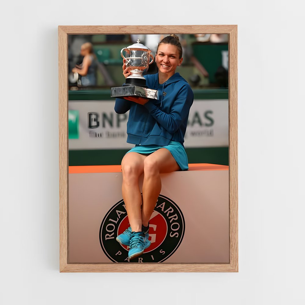Poster Triomphe Sur Le Court – affiche Tennis (vue 4)